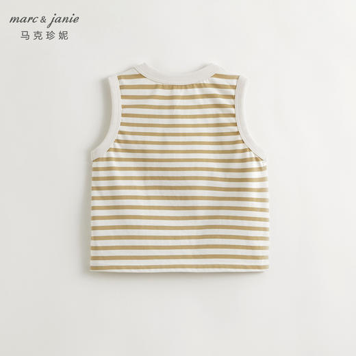 马克珍妮2024年夏装新款 男童城市户外山系小标纯棉背心 240587 商品图2