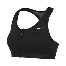 【小码特惠】Nike/耐克新款女子中强度支撑衬垫前拉链运动内衣FN2732-010【不支持7天无理由退换】