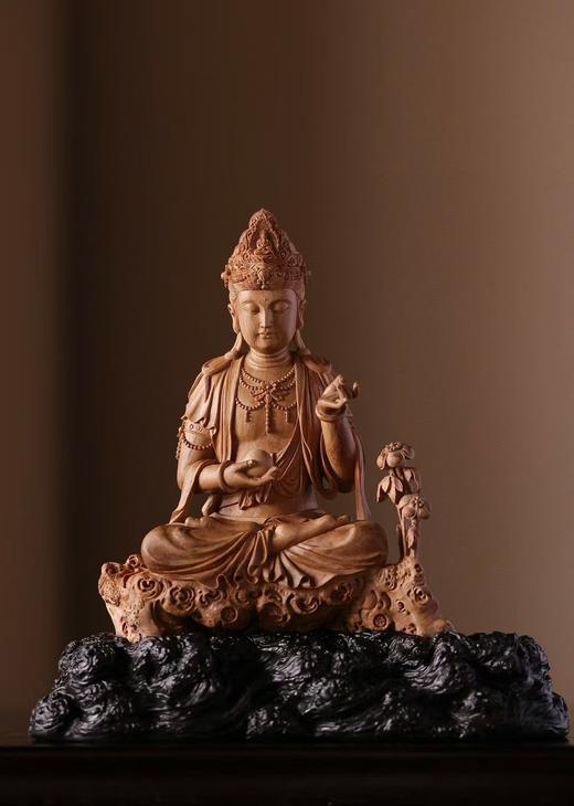持珠观音°老山檀香摆件 商品图0