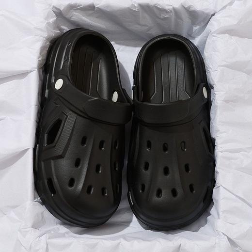 【超级可爱！新款卡通洞洞鞋】夏季洞洞鞋女款外穿防滑踩屎感卡通情侣包头拖鞋厚底沙滩凉拖，卡通情侣包头设计，时尚甜美；厚底沙滩凉拖，休闲时尚不落俗套。-ry 商品图12