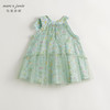 马克珍妮2024年夏装 女童森林来信印花蝴蝶结网纱挂脖衬衫 240605 商品缩略图2