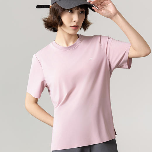 【白色短袖t恤女 无痕透气运动速干短袖女】Ｔ恤圆领体桖女 t恤夏季上衣 商品图8