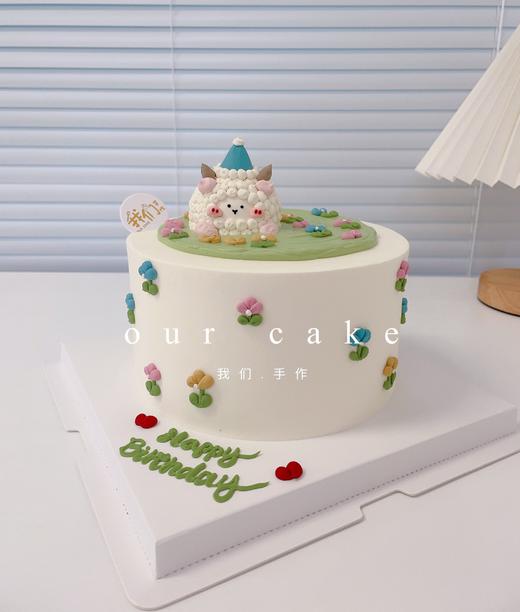 小羊立体小动物蛋糕-低糖处理无添加 商品图2