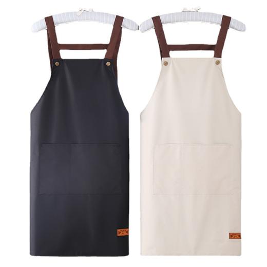 韩版新款围裙时尚家用厨房防水防油餐饮专用围腰工作服 商品图4