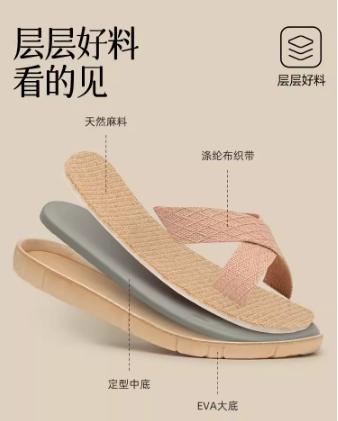 北欧居家抗菌凉拖鞋6589（39/40） 商品图3