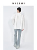 HIDEMI 白色极简廓形宽松圆领大摆设计感镂空袖衬衫上衣 商品缩略图5