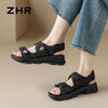 ZHR则则小香风凉鞋女厚底魔术贴运动凉鞋2024新款时尚外穿沙滩鞋 商品缩略图7