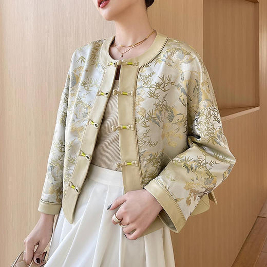 裁缝学苑AS229桑蚕丝宋锦盘扣新中式女装外套纸样做衣服打版裁剪 商品图3