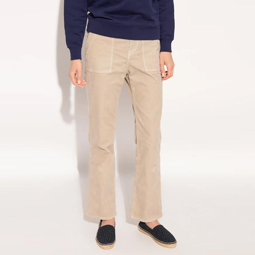 KENZO 高田贤三 女士小虎头徽标贴花休闲运动裤 米色 FC52 PA047 9CA 08 商品图0