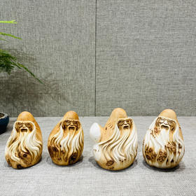 小寿星。崖柏小摆件