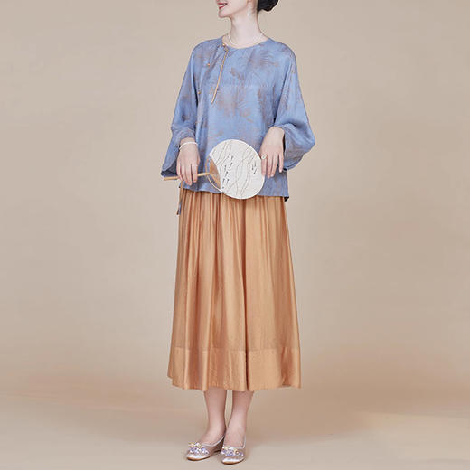 裁缝学苑AQ268新中式改良居士服衬衫盘扣汉服茶服上衣纸样女装样板 商品图2