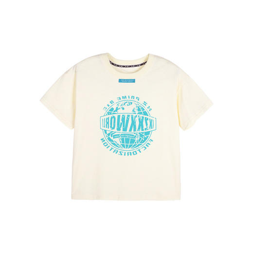 【韩版落肩亲子装，时尚百搭！】2024夏季宽松百搭休闲短袖亲子装，母女装韩版时尚短袖上衣T恤潮款-lm！-ry 商品图4