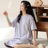 可人儿夏季纯棉睡衣女新中式带胸垫睡裙夏天全棉学生家居服连衣裙 商品缩略图4