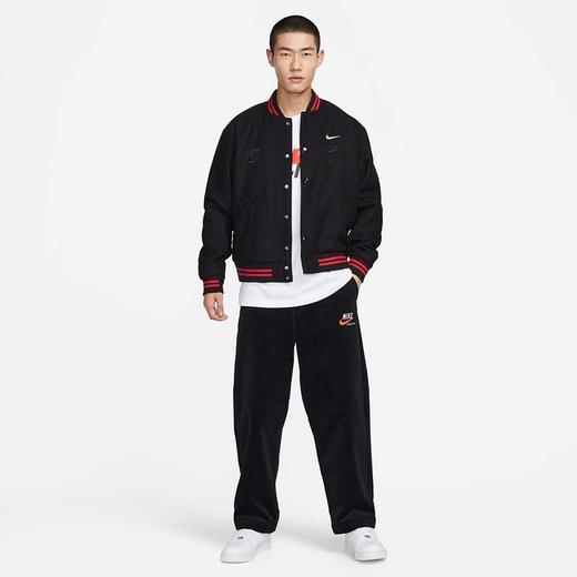 Nike/耐克男子运动夹克保暖棉服CNY龙年新年棒球服外套FZ6372-010 商品图4