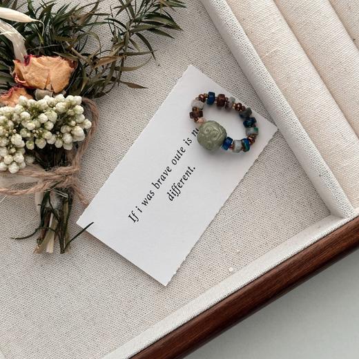 美拉德风串珠指环 商品图2