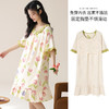 可人儿夏季纯棉新款睡衣女可爱甜美宽松睡裙夏天薄款家居服连衣裙 商品缩略图0