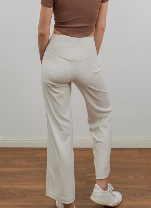 AddOne+1瑜伽舞蹈裤女宽松直筒裤透气高腰普拉提九分裤 商品图3