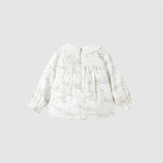 英氏-童衣类（春）H4英梭翻领长套衣英氏白女 商品图1