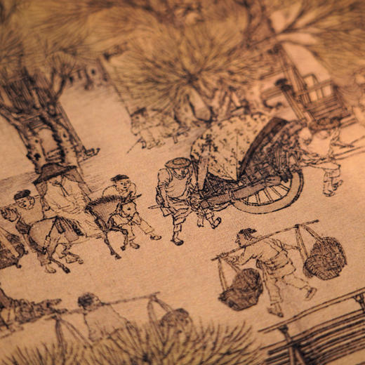 故宫馆藏文物文创《千里江山图》&《清明上河图》炫彩钞艺画 十大传世名画 商品图12