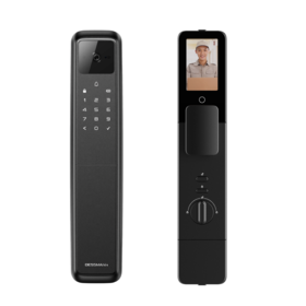 LR【德施曼Q50MV Pro家用智能门锁可视猫眼掌静脉智能锁】DSM