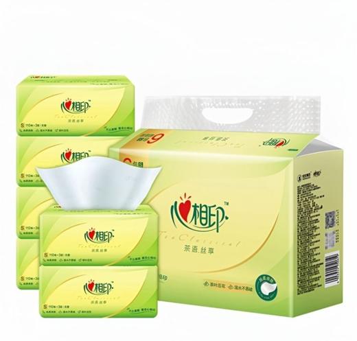 110抽*6包/提 | 心相印茶语软抽纸三层新老包装随机 商品图1