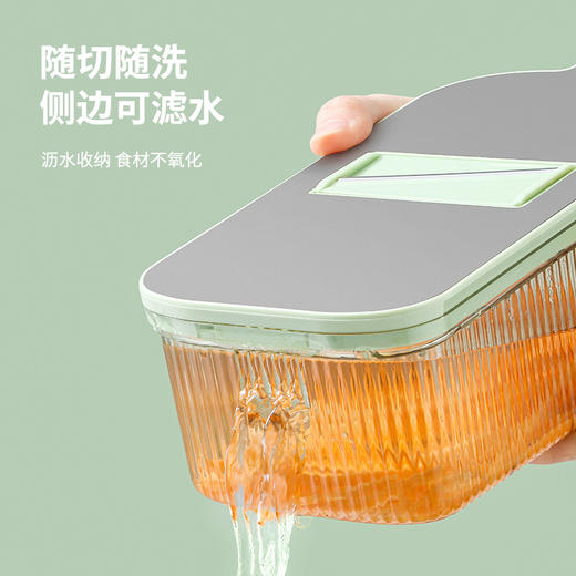 ALBB-切丝器家用厨房手动切菜神器多功能透明水果黄瓜土豆切片刨擦丝器 商品图3