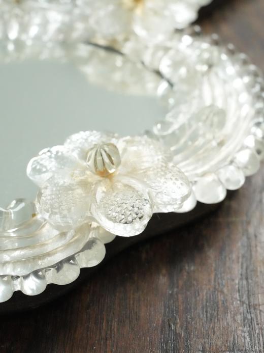 意大利Murano穆拉诺古董手持镜 壁挂镜R007 商品图7