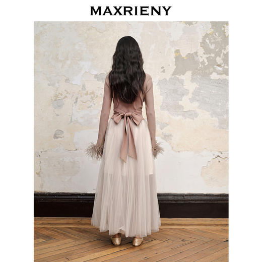 【城市芭蕾系列-商场同款】MAXRIENY芭蕾收腰套头针织衫修身上衣(货号:MC88SW594) 商品图3