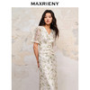 MAXRIENY【商场同款】欧式园艺风铃兰花印花裙子秋季抽褶连衣裙 绿花MAXRIENY【商场同款】欧式园艺风铃兰花印花裙子秋季抽褶连衣裙 绿花 MC88DR627 商品缩略图2