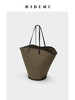 HIDEMI 军绿色帆布拼皮系列VASE TOTE艺术感花瓶托特包 大号/小号 商品缩略图8