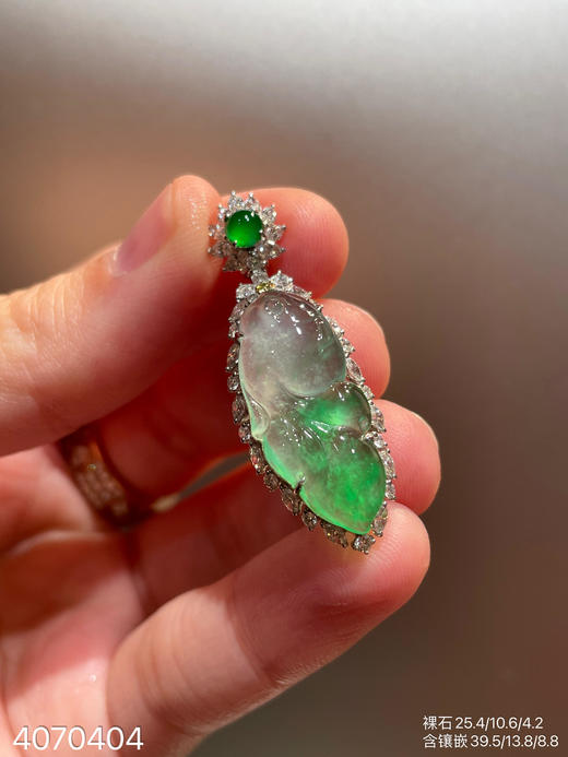 4070404 飘翠金鱼吊坠。具体价格微信咨询 商品图6