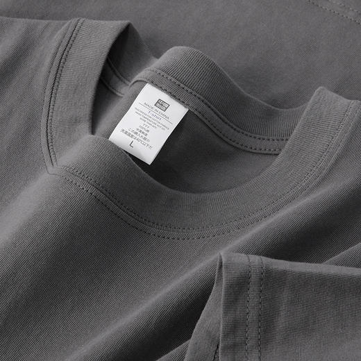 200g重磅短袖经典百搭款T恤 男女同款  69元3件 商品图3