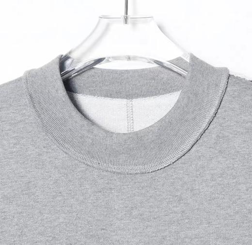 T831夏季时尚新款潮流拼接做旧男女短袖百搭休闲上衣简约宽松T恤 商品图2