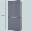美菱BCD-420WP9B十字对开门节能双变频风冷家用冰箱 BCD-420WP9B 风冷无霜420升 商品缩略图0