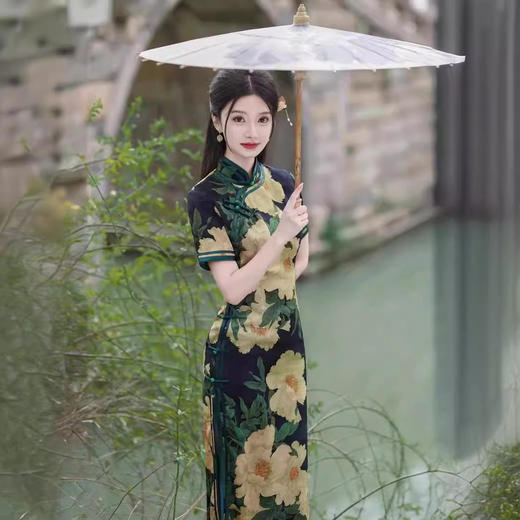 气质高级感，日常老上海民国风旗袍GSJ-702 商品图1