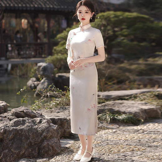 复古民国风改良款，气质优雅温婉淑女范旗袍MLS-6852 商品图4