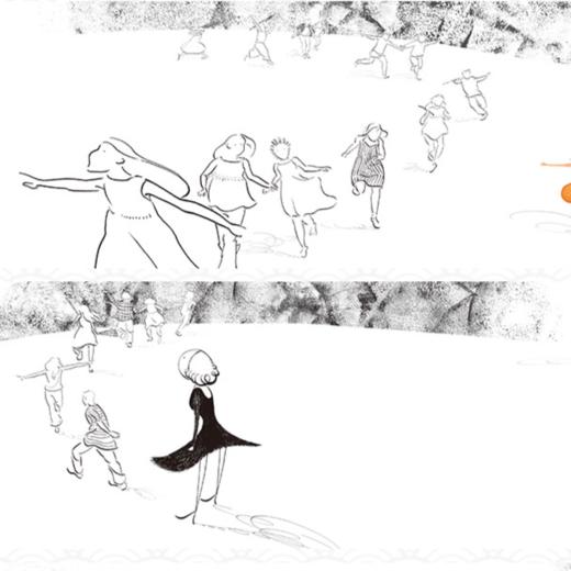 【199任选15件】4岁+《原来你在这儿》 无字书 优美线条叙述母女感情绘本 商品图2