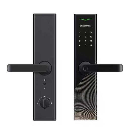 LR【德施曼E10plus指纹锁智能锁电子密码锁防盗锁一握开高端黑 】DSM 商品图0