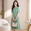盐系法式复古碎花连衣裙女夏2024新款气质收腰显瘦雪纺初恋长裙子 商品缩略图3