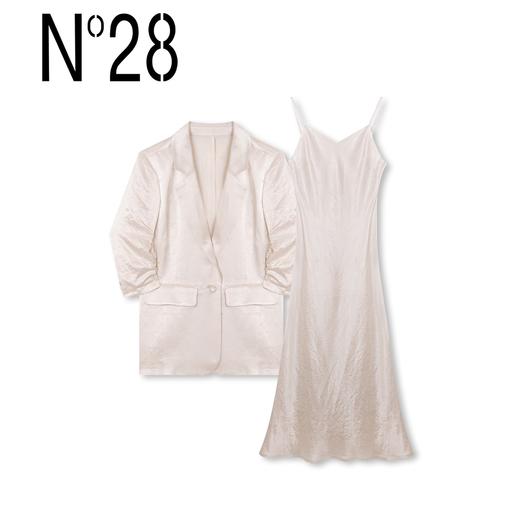 【破价】N°28 【珍珠套装】春款气质通勤醋酸套装9A21W039/9A21L039 商品图5