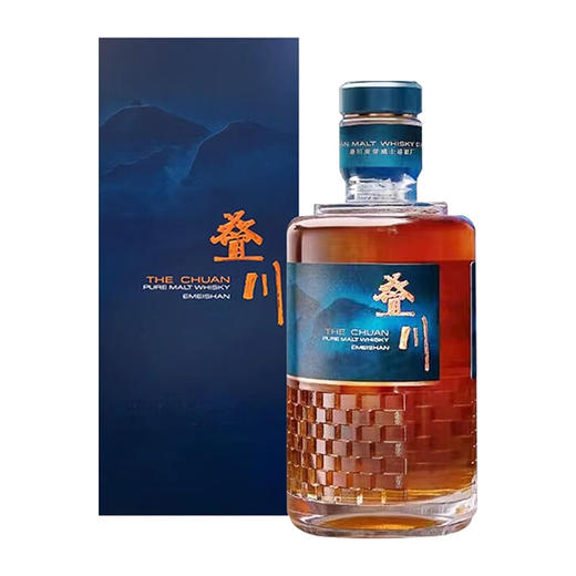 峨眉山 叠川纯麦芽威士忌40度  700ml*1瓶 商品图0