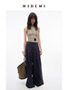 HIDEMI 【超模裤】极简自然水洗亚麻廓形高腰休闲阔腿裤休闲长裤 商品缩略图7