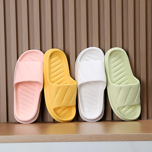 【8.9包邮！60款可选】踩屎感凉拖鞋女夏家居情侣防滑室内浴室EVA男洗澡凉拖鞋 商品图3