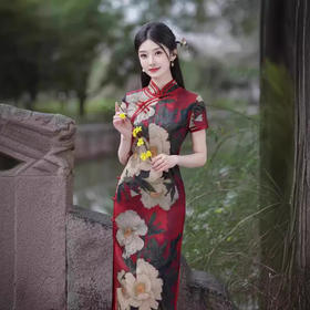 气质高级感，日常老上海民国风旗袍GSJ-702