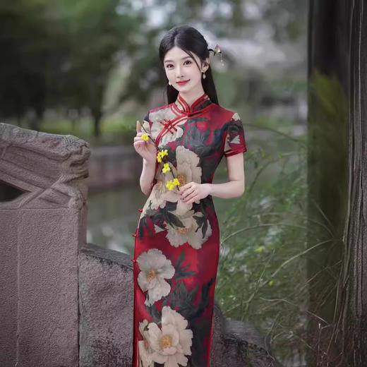 气质高级感，日常老上海民国风旗袍GSJ-702 商品图0