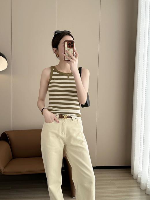 【99元/2件】天丝竹棉条纹衫背心【FF24502-5208】 商品图3