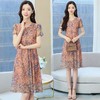 中年妈妈夏装连衣裙洋气新款40岁50中老年女2024夏季气质雪纺裙子 商品缩略图1