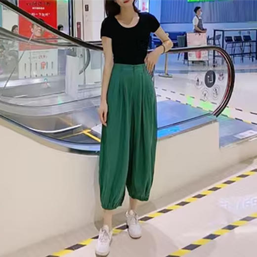 裁缝学苑AS49 八分棉麻阔腿裤纸样灯笼裤子女裤做衣服打版裁剪板 商品图2