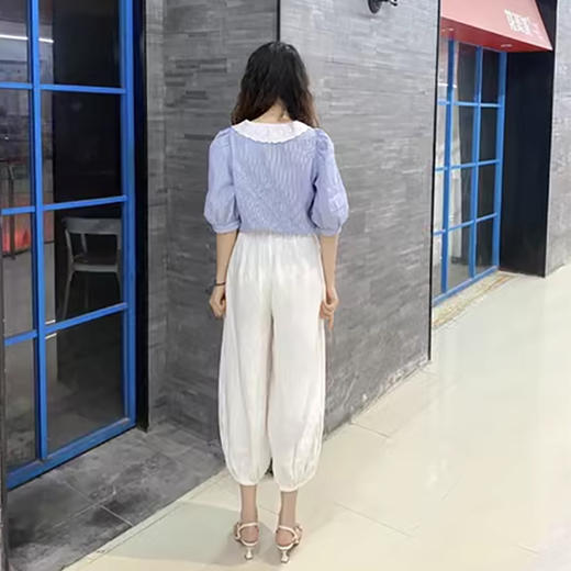 裁缝学苑AS49 八分棉麻阔腿裤纸样灯笼裤子女裤做衣服打版裁剪板 商品图4