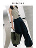 HIDEMI 【超模裤】极简自然水洗亚麻廓形高腰休闲阔腿裤休闲长裤 商品缩略图5